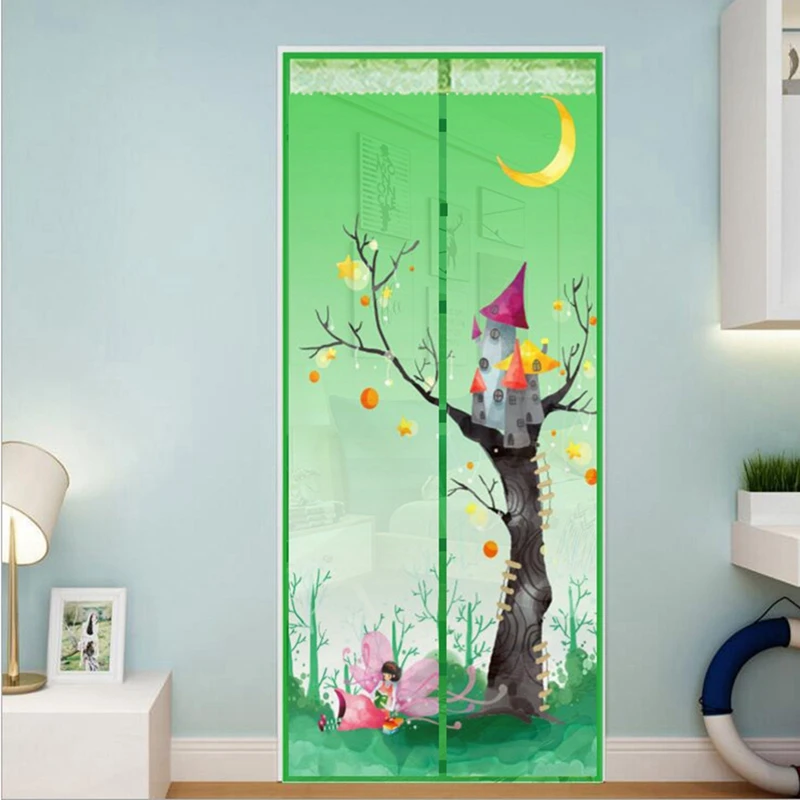 Новая Цветочная фея: защита от комаров летняя дверь занавес насекомых магнитный