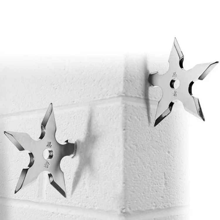 Singlehook Ninja Star настенная вешалка для пальто декоративный крючок креативные Дартс из нержавеющей стали декоративные металлические крючки для вешалок для одежды