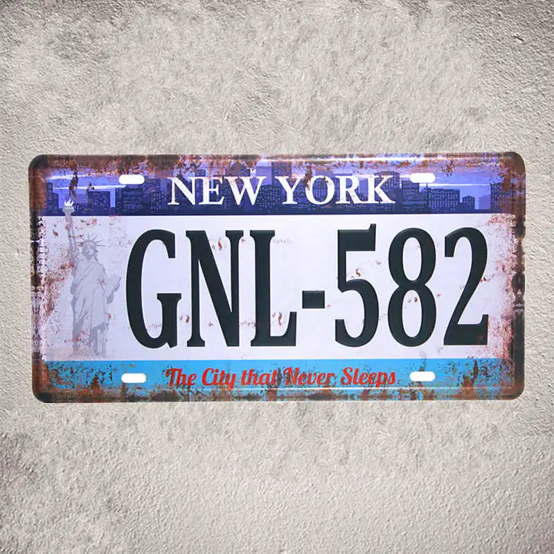 Винтажные металлические жестяные наклейки в стиле ретро 15 х30 см|sign plate|decorative wall