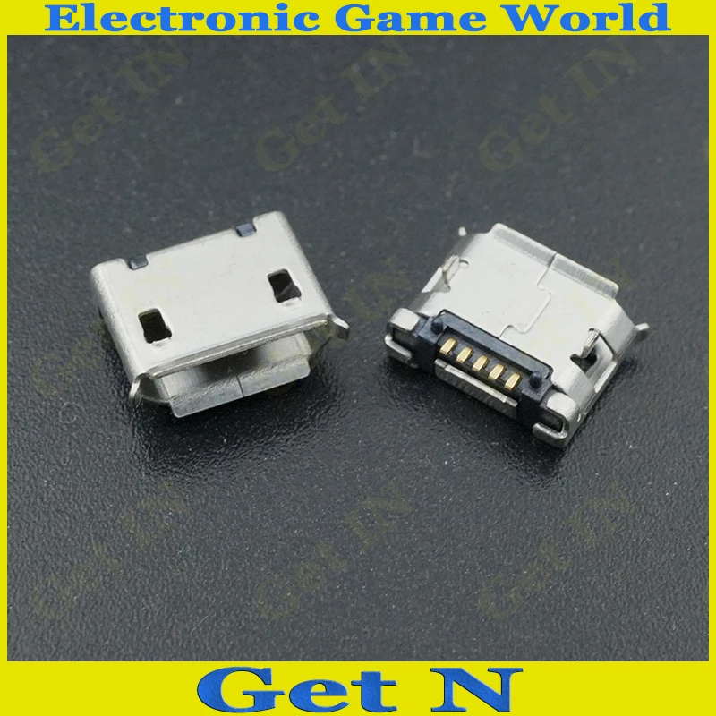 100 шт. разъем Micro USB для зарядки 5 9 мм|socket connector|socket usbsocket micro usb |