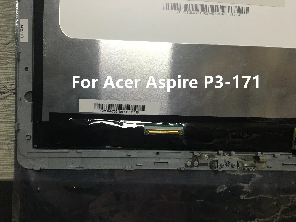 Без рамки B116XAT03.1 для Acer Aspire P3 171 ЖК дисплей с сенсорным экраном дигитайзер сенсор