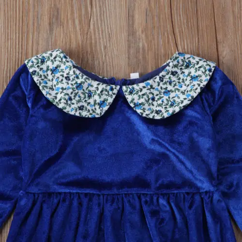 Одежда для новорожденных девочек бархатный комбинезон с длинными рукавами детей