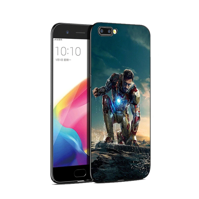 Чехол для Телефона силиконовый Мстители OPPO A3s A39 A57 F1s A59 A83 A1 A73 F5 F7 F9 A7X R9S Reno 3 Pro Realme X50