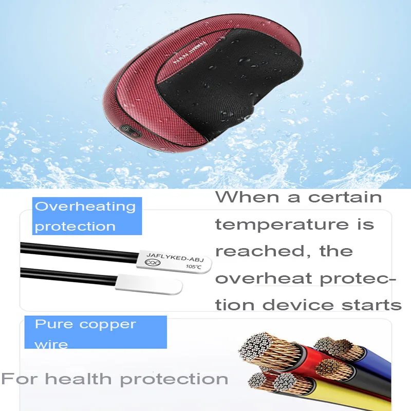 Массажер шейный многофункциональный электрический для дома и автомобиля