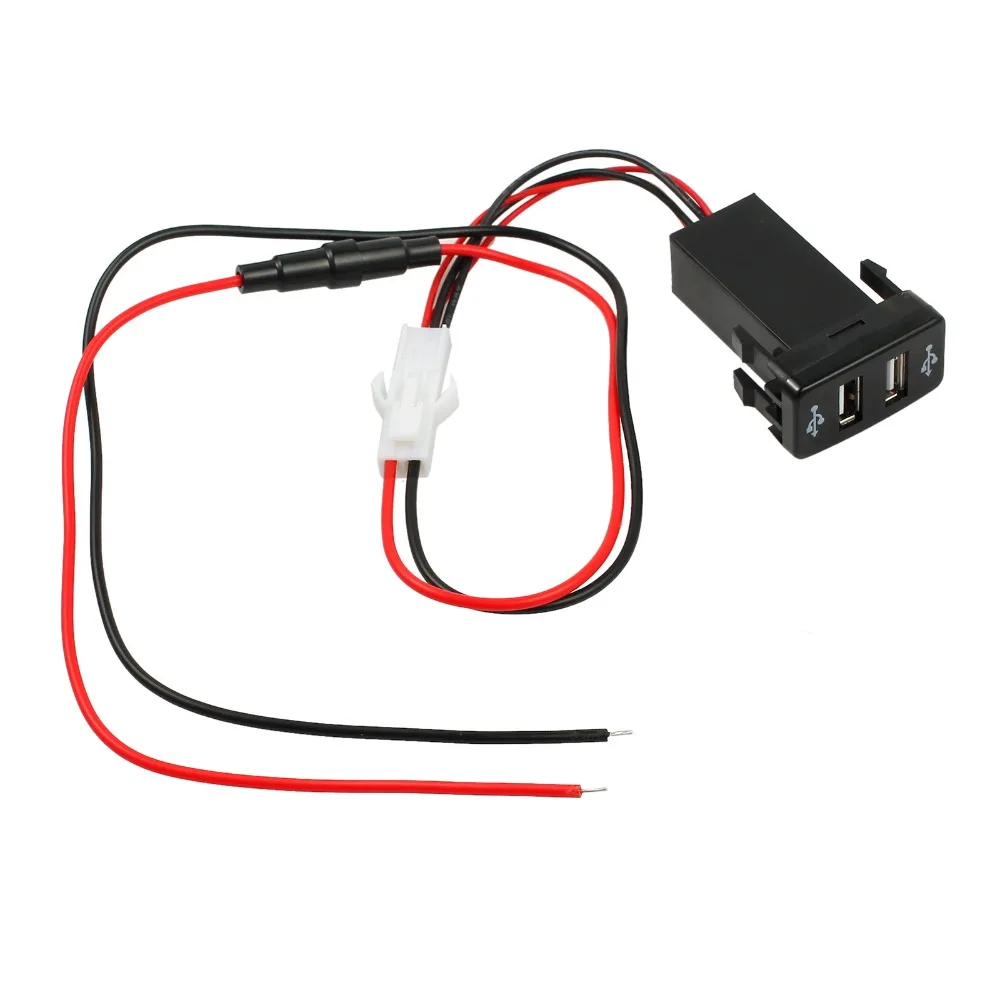 AUTOUTLET 1.2A/2.1A двойной порт 2 USB 12V в гнездо автомобиля Зажигалка зарядное устройство
