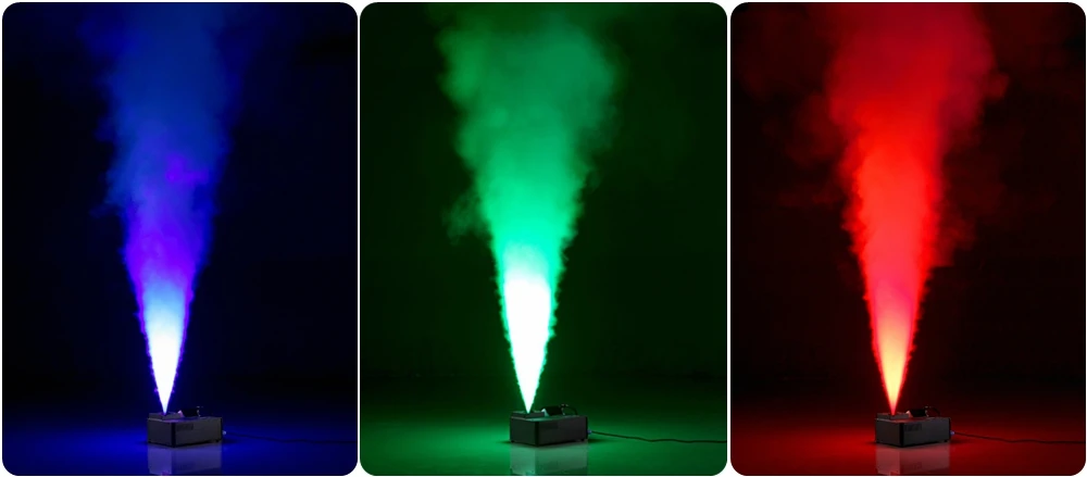 Professional DJ Equipment 1500W RGB 3IN1 Fog Machine Led Effects For Disco Party Club Halloween Decorations Stage Lighting | Лампы и
