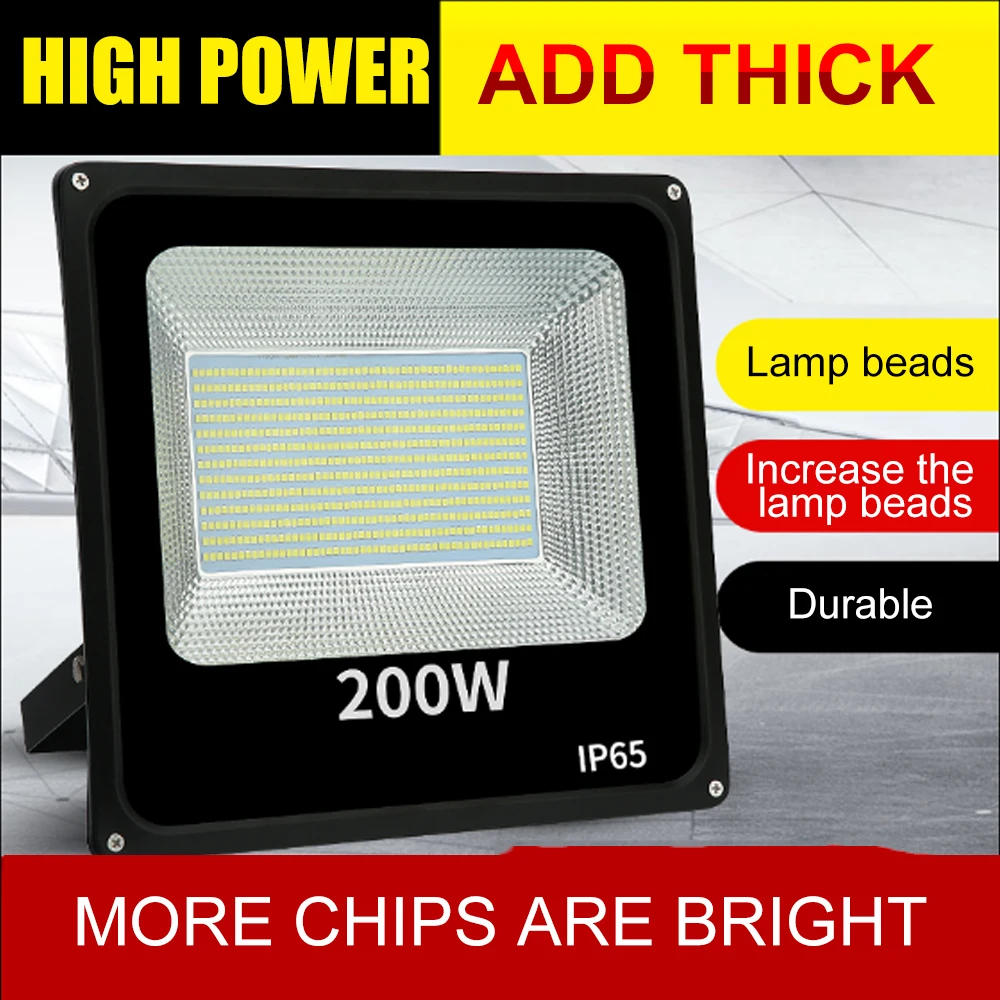 Открытый светильник ing холодный белый точечный светильник 130W 250W 320W Высокое Мощность супер яркий светодиодный прожектор светильник 75 Вт Водонепроницаемый IP66 потолочные светильник стены