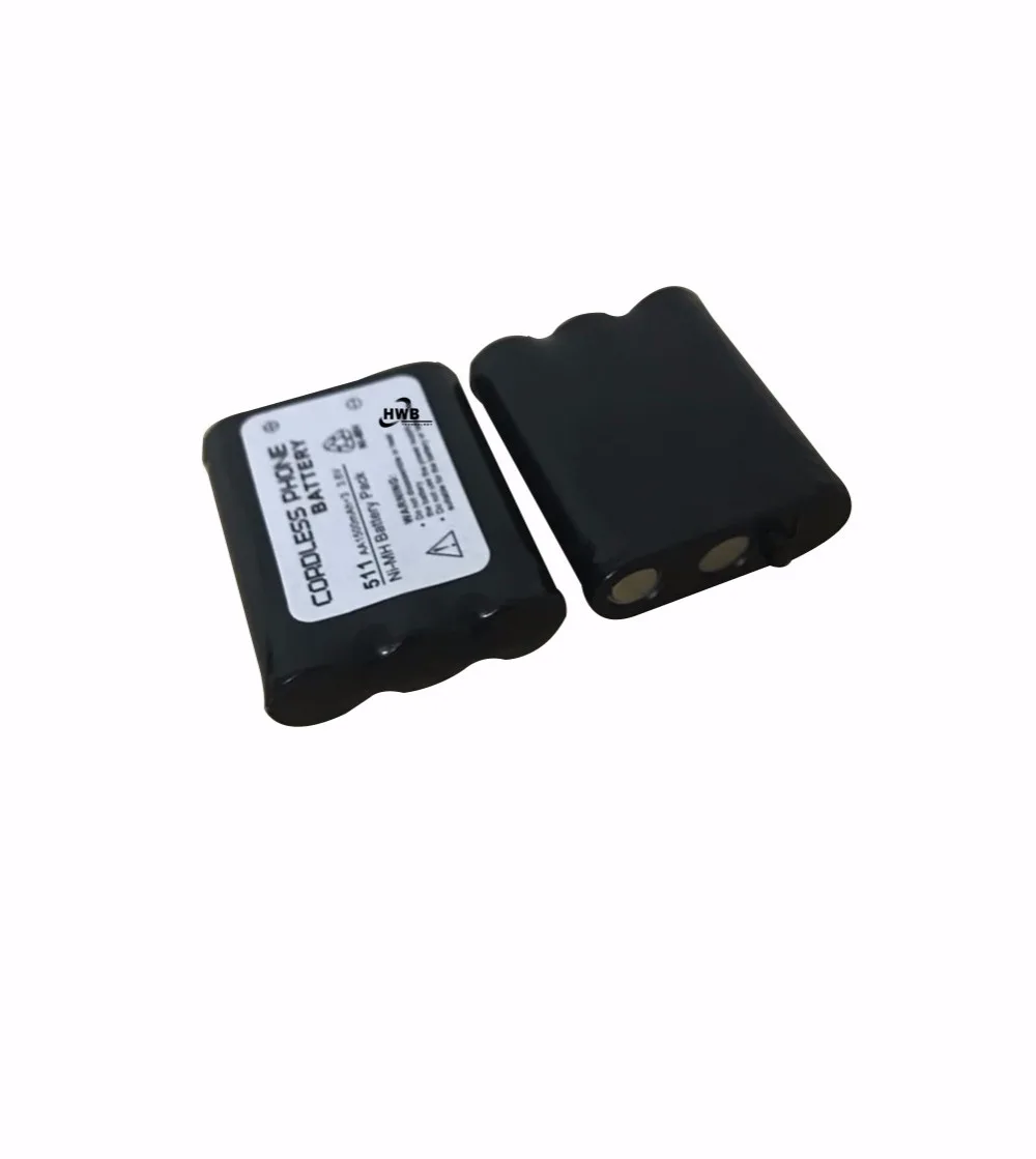 2 шт. 3 6 В 1500 мАч ni mh аккумуляторная батарея для домашнего телефона Panasonic P511 P PP511 P511A