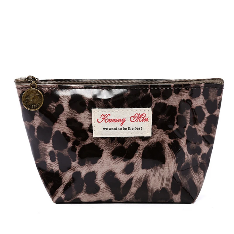 Женский кошелек с леопардовым принтом винтажный для мобильного телефона 4