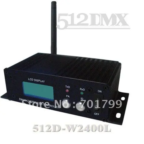 Беспроводной приемник/передатчик 2 4G DMX512 W2400L | Лампы и освещение