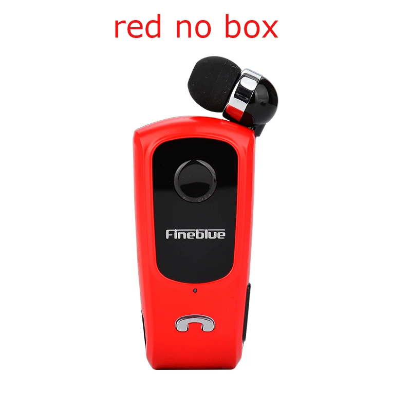 Red no box Fineblue F920 беспроводные Bluetooth наушники Auriculares водительские звонки напоминают о спортивной ходовой одежде гарнитура с зажимом для телефона бесплатный Чехол - Цвет: Red no box