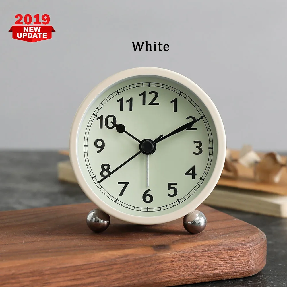 Металл без излучения кровать головы отключить будильник Защита окружающей среды гостиная спальня часы Ретро Классический студенческий указатель S