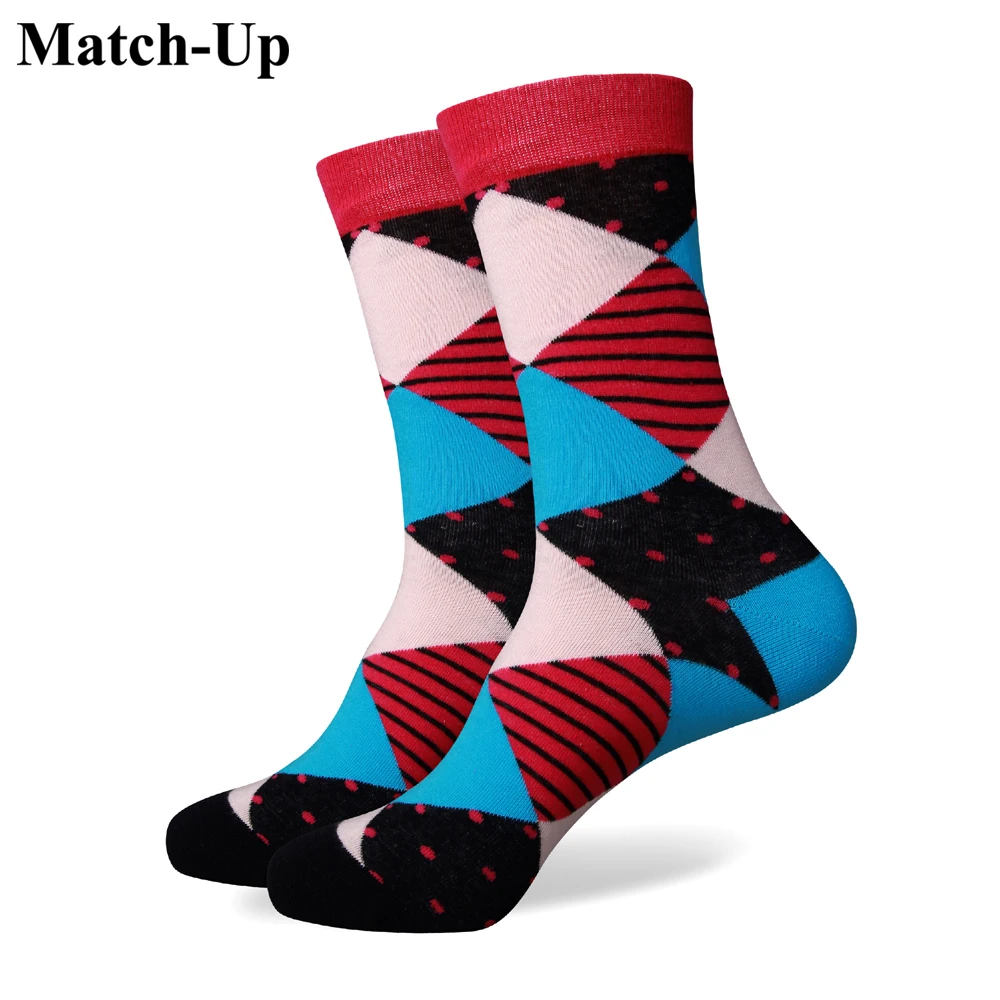

Мужские Разноцветные носки из чесаного хлопка Match-Up, 271