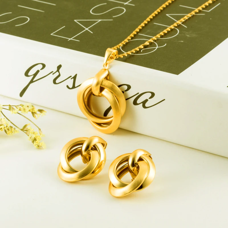 Серьги золотого цвета модные ювелирные изделия 2020 Суданские/нигерийские женские