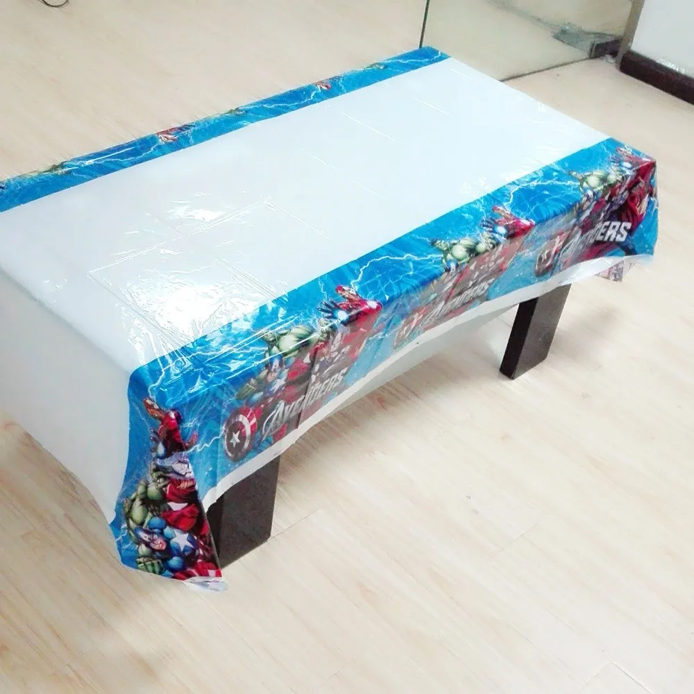 108 см * 180 супергероя вечерние поставки Скатерти для детей Мстители аксессуары