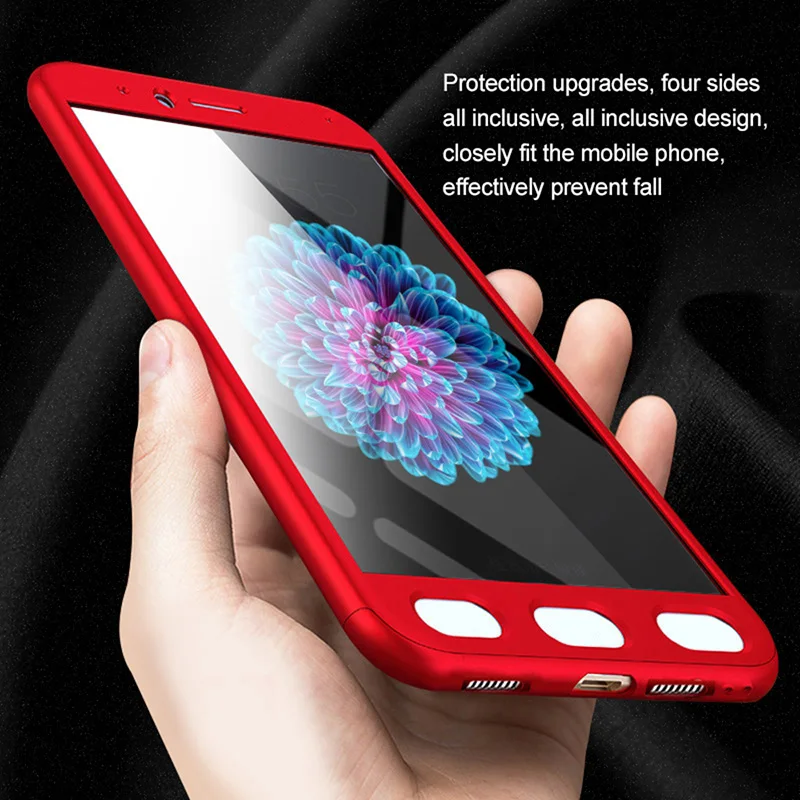 Роскошный 360 полная защита тонкий матовый Прочный жесткий чехол для Xiaomi Mi 6 A1 A2 с