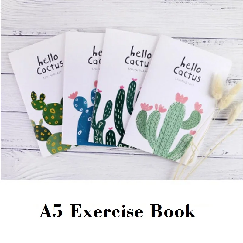 А5 тетрадь для студентов Hello Cactus Школьная Libretas y cuadernos Creativos 210*142 мм 44 листа/88