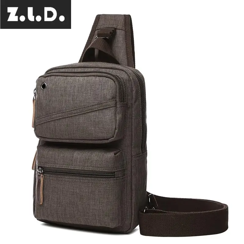 Z.L.D. Новая портативная Повседневная холщовая уличная сумка однотонная модная