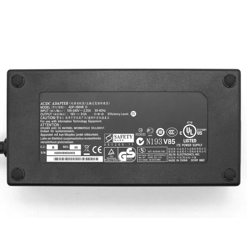 Original 19V 9.5A 180W 5.5-2.5mm ADP-180HB D AC Adapter Charger For Asus ROG G701 G75VX G46VX G55VW G75VW N56VZ N73SM laptop | Компьютеры