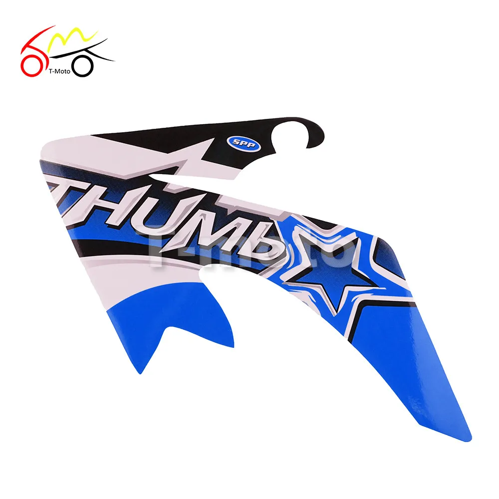 Red Blue Yellow Green Motorcycle Decal Sticker for CRF 50cc Pit Dirt Bike Decals Moto X Baja