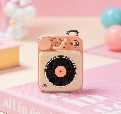 Цвет: желтый Xiaomi MW Elvis атомный проигрыватель B612 ретро мини аудио беспроводной Bluetooth музыкальный динамик для компьютера вечерние для кемпинга - Цвет: Цвет: желтый