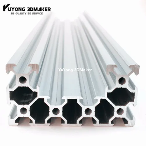 500 мм/шт C-Beam линейный рельс, 4080 прозрачный анодированный без cratch Al6063 v-slot профиль для C-Beam и открытый MiniMill машина