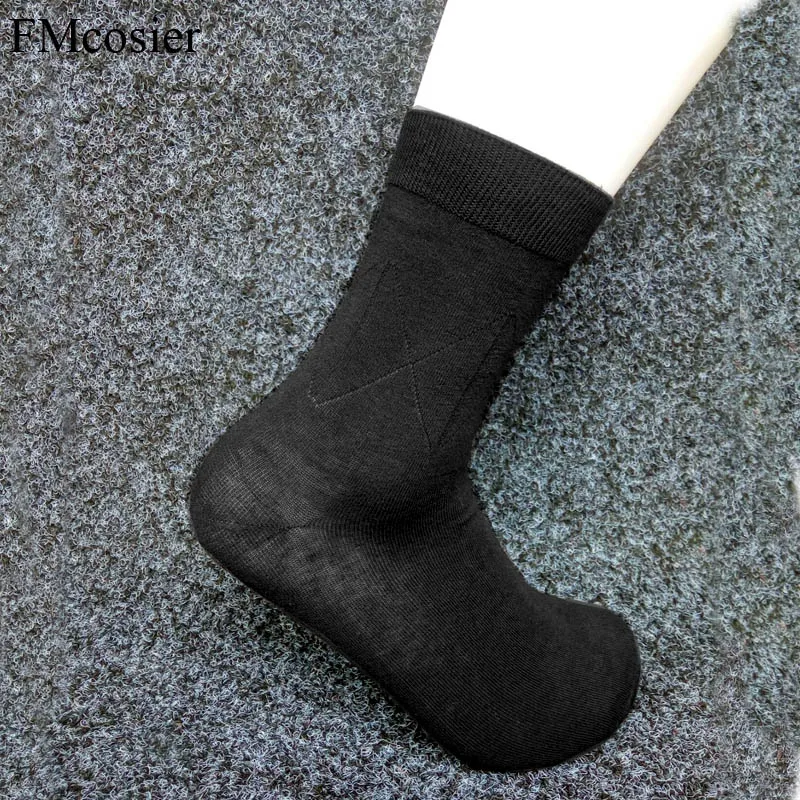 10 Pairs Clearance Summer Autumn Mens Dress Socks Business Classic Crew for Men Big Size Plus White Black New 44 46 | Мужская одежда