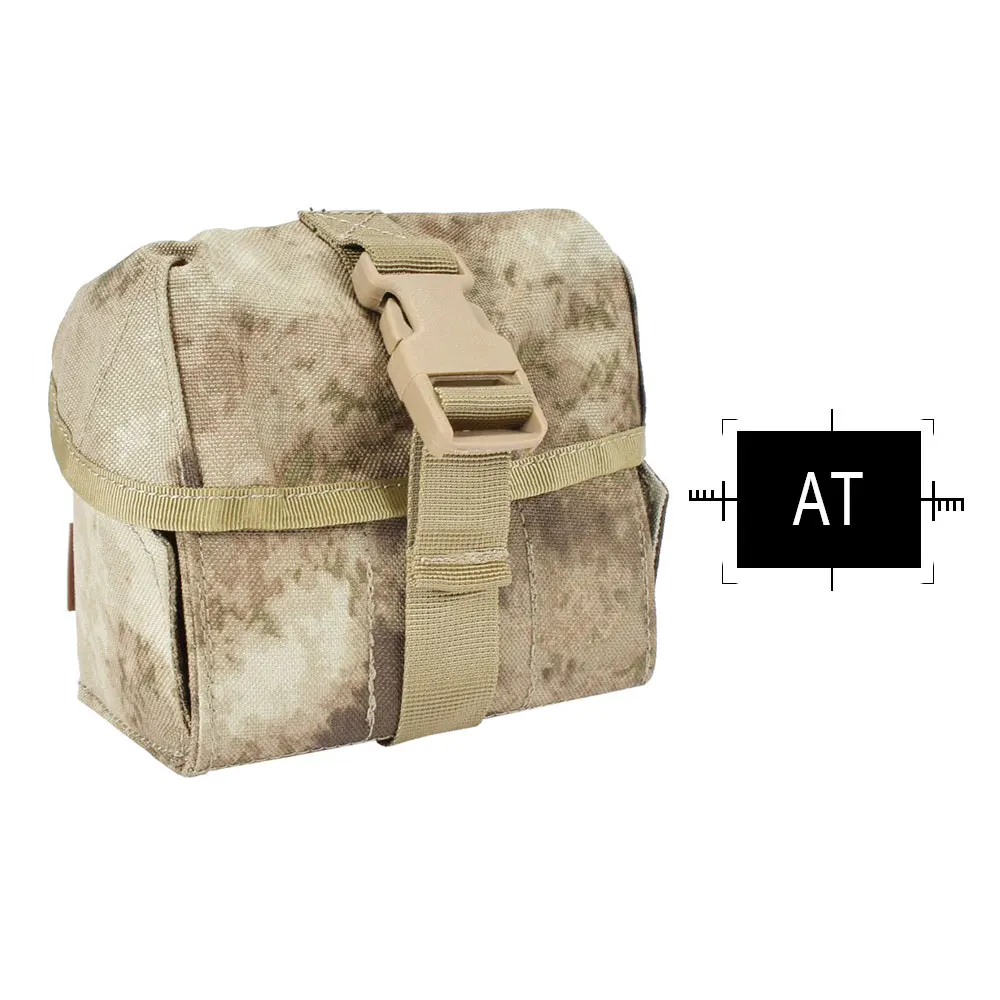 EMERSONGEAR шесть пакет граната модель чехол тактический Molle граната мешок для 40 мм страйкбол военная EM8509 - Цвет: AT