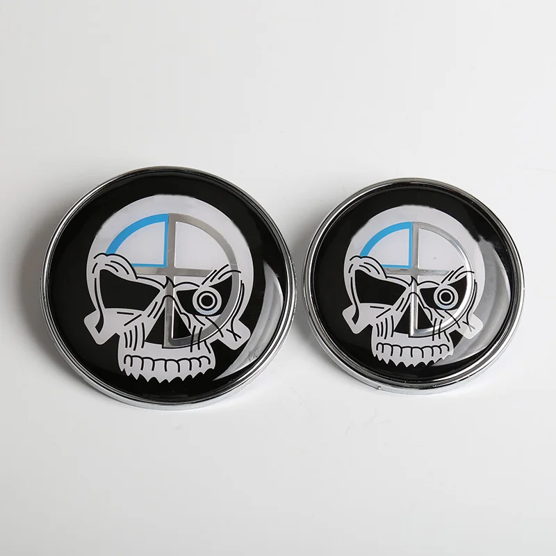 Значок на передний капот с черепом 82 мм эмблема задний багажник 74 E36 E46 E39 E38 E90 E60 Z3 Z4