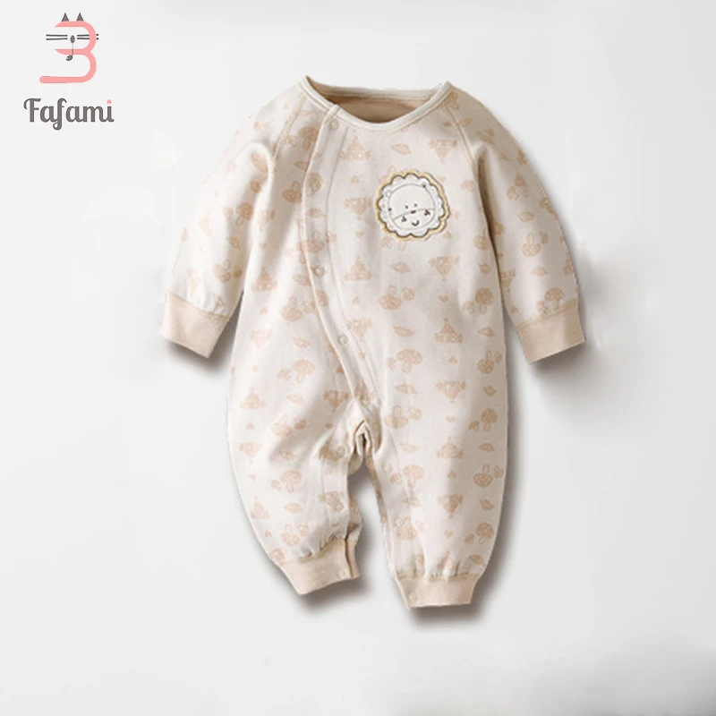 Ползунки для новорожденных одежда малышей Комбинезоны малышек детский зимний