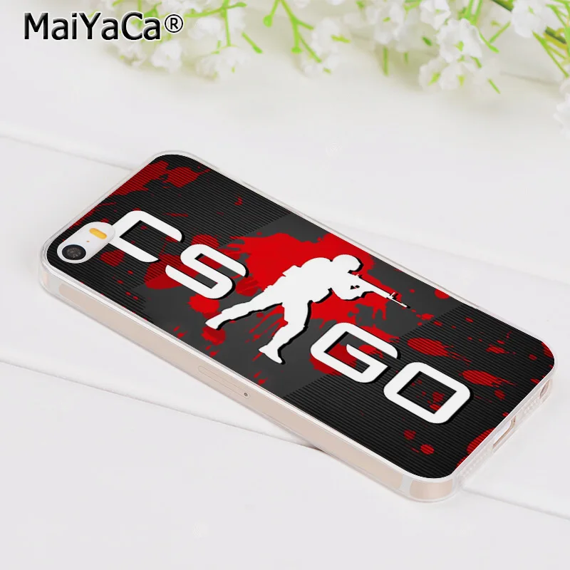 Аксессуары для телефона MaiYaCa cs go gun чехол iPhone 6S 6plus 7 7plus 8 8Plus X XS XR 5S 12Pro 11pro max