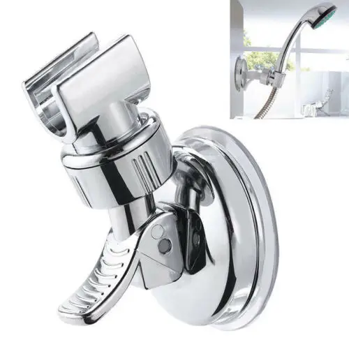 

Suction Cup Bracket Bathroom Wall Shower Head Holder Mount Adjustable Suction Holders Rackers Bathroom Storage