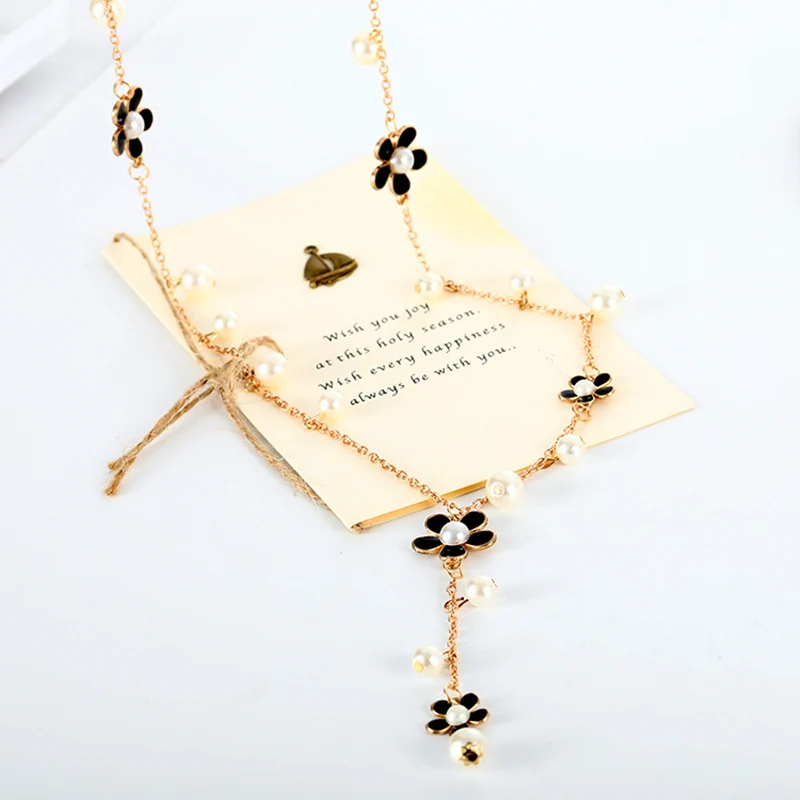 2019 Новое поступление Мода пять листьев цветы сливы цветок бисерная прядь свитер