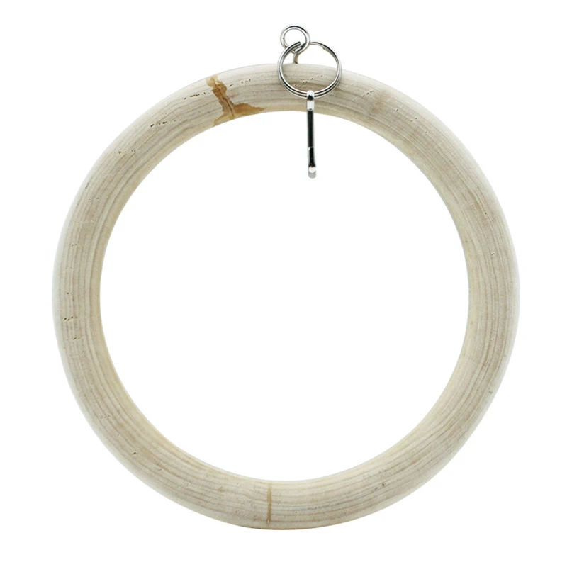 Классический деревянный попугай птица играть стоять Круглый кольцо игрушки Pet