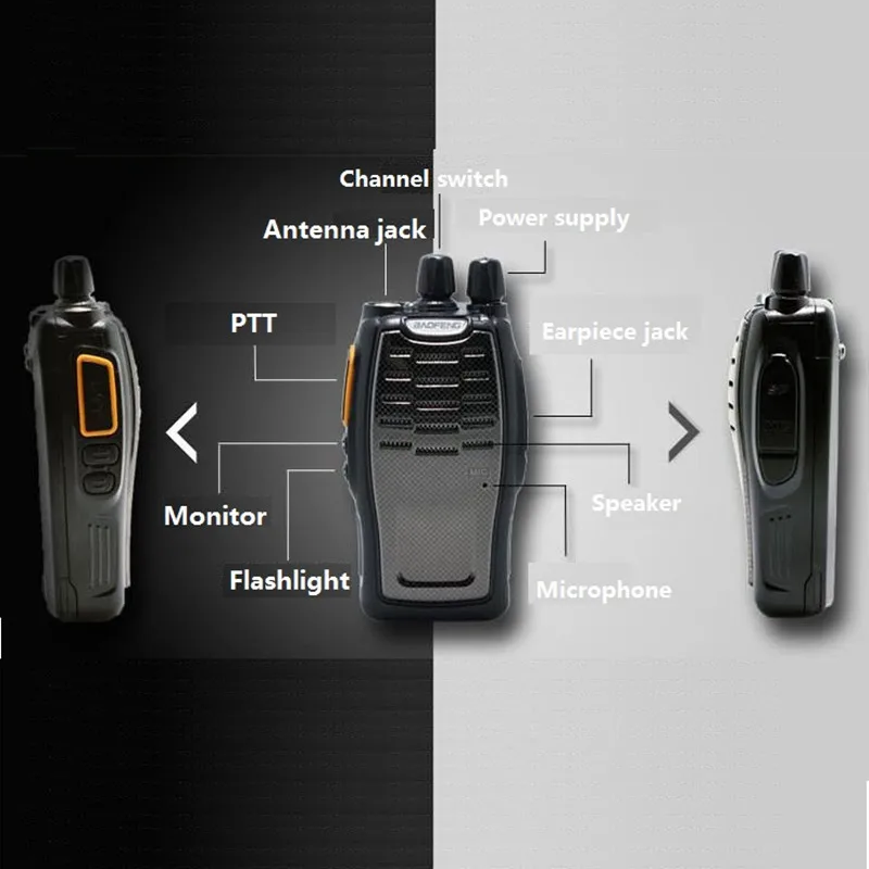 Рация BAOFENG BF A5 Talkie UHF 5 W PTT Ham CB Radio Talki Walki 1800mAh Мобильный приемопередатчик