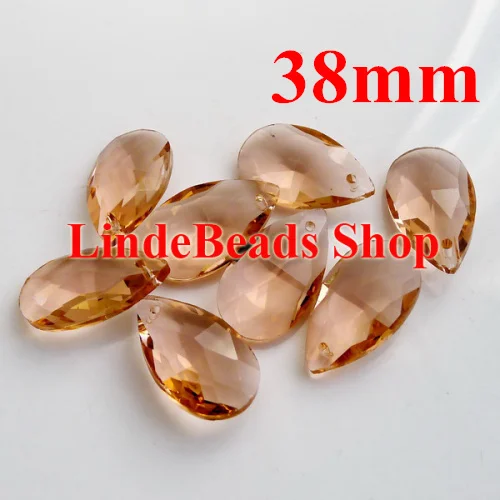 

Wholesale AAA Top Quality 38mm 8721 crystal almond/pear pendant beads Rose colour 12pcs/lot 038007