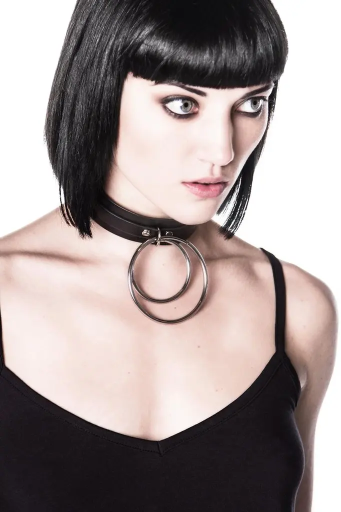 Женский кожаный чокер готический в стиле Харадзюку украшение ручной