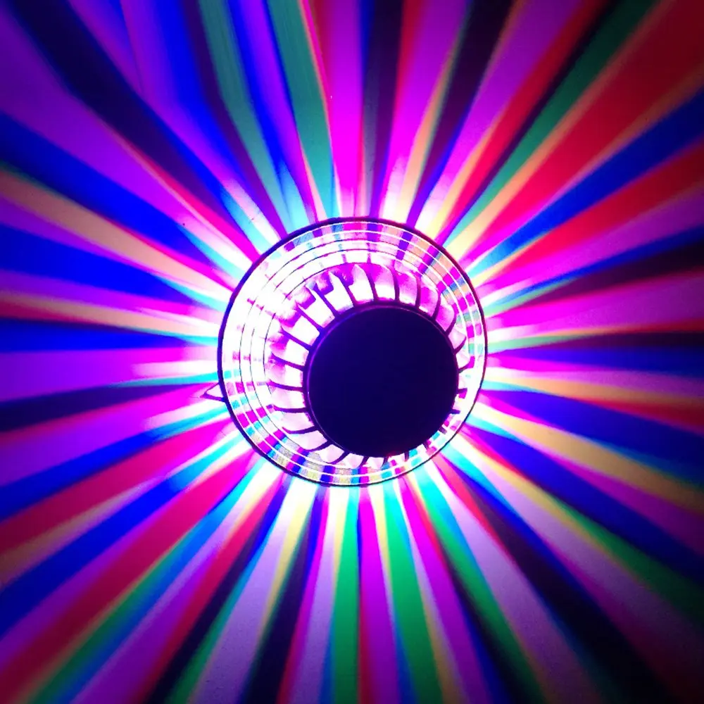 Цветной алюминиевый светодиодный настенный светильник с цветами современное