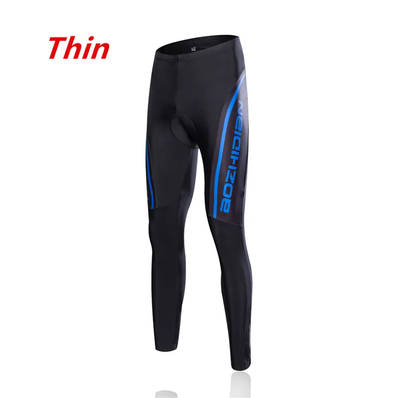 Зимний термальный флисовый комплект для велоспорта, Ropa Ciclismo Hombre Invierno, одежда для велоспорта, велосипеда, MTB, мужская спортивная одежда - Цвет: Thin pants