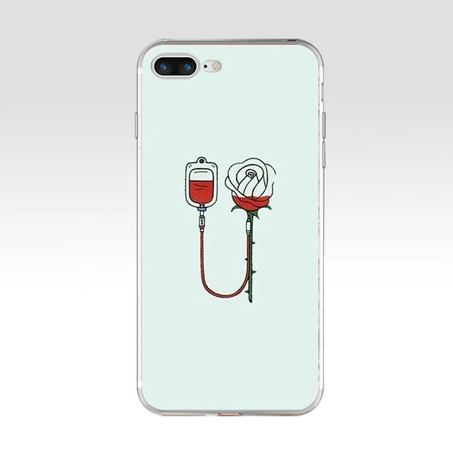 Мягкий силиконовый чехол из ТПУ для Apple iPhone 6 6s 7 8 plus|Бамперы| |