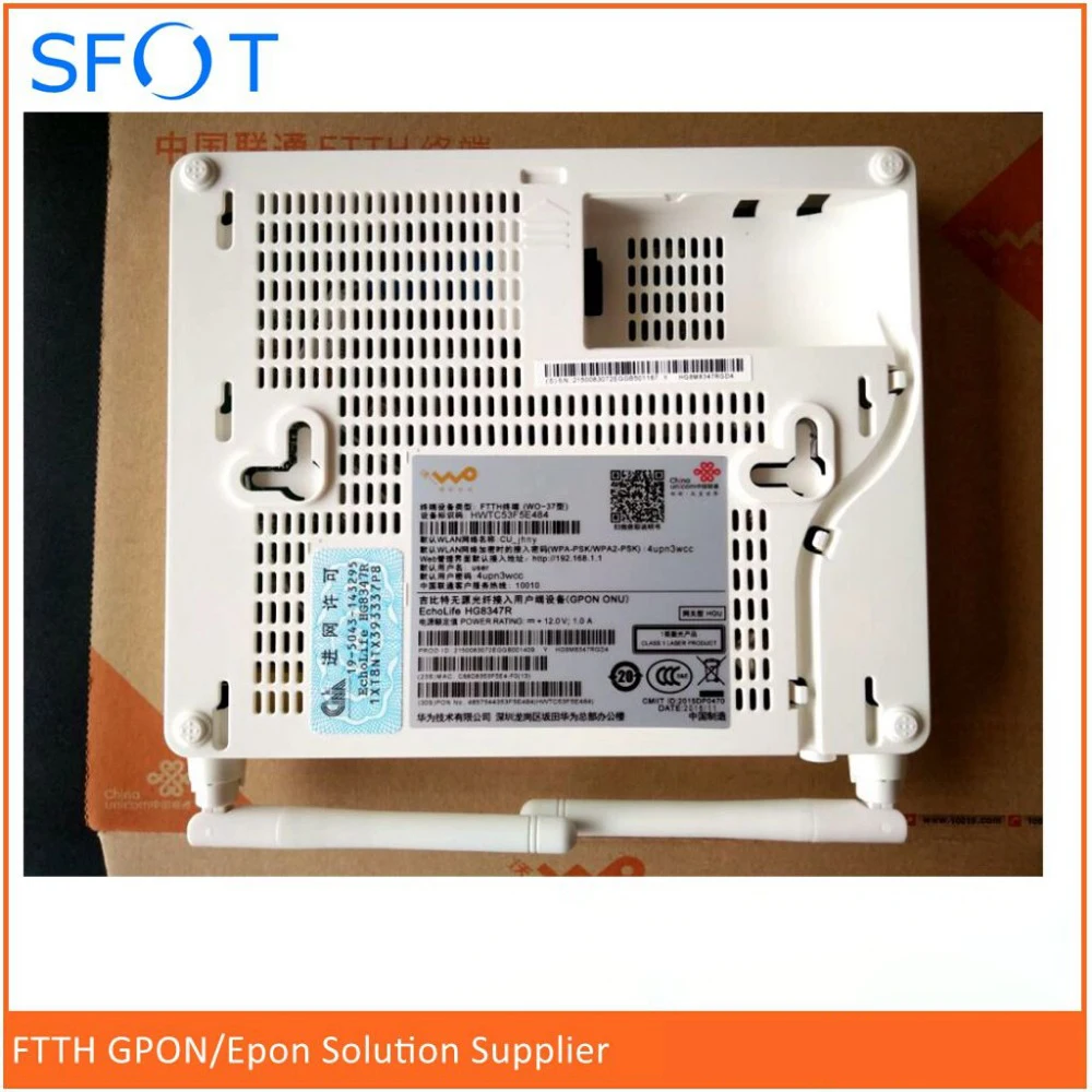 HG8347R Gpon Terminal ONU 1GE+3FE internet ports+ 1 phone port+wifi+USB H.248 &amp SIP double protocol English version | Мобильные
