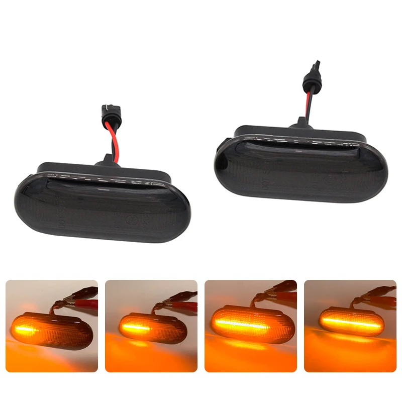 

Car LED Dynamic Side Marker Light for Ford C-Max Fiesta MK6 Focus MK2 Fusion Galaxy with Amber Sequential Turn Signal Lamp