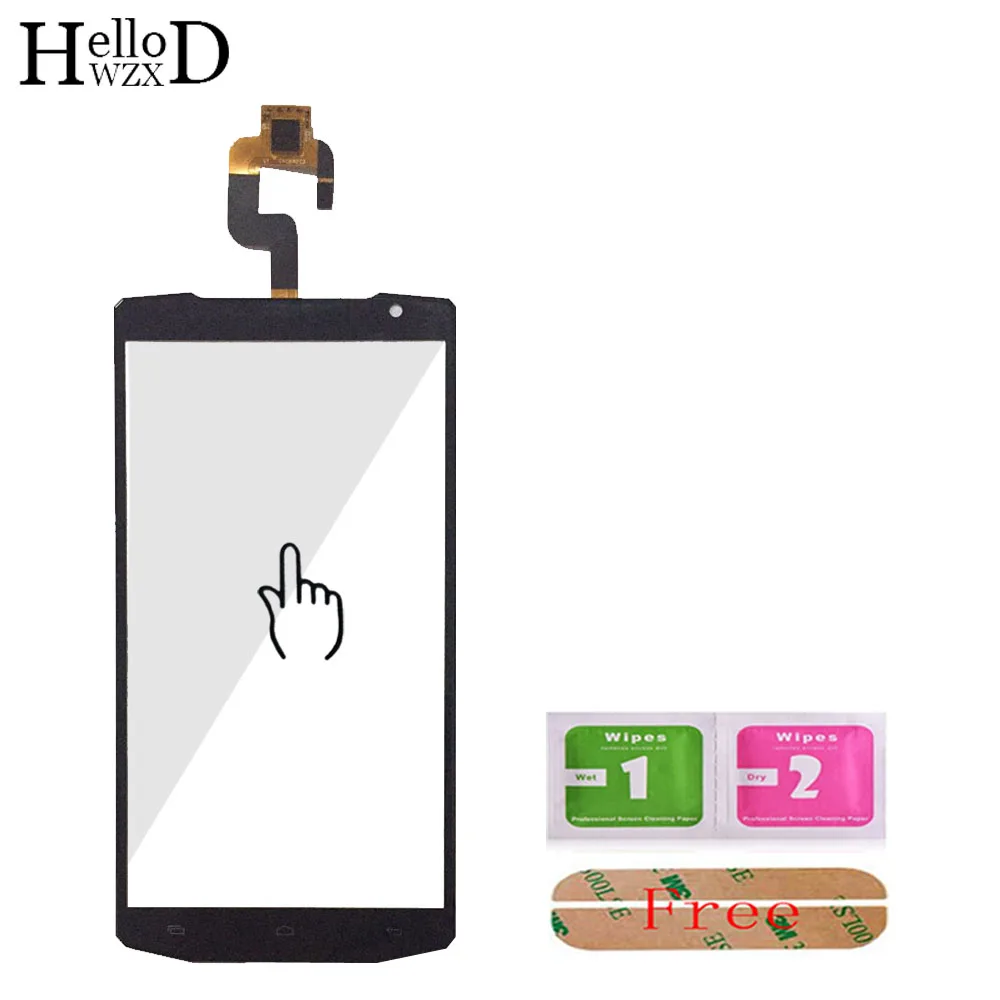 HelloWZXD 5 дюйма для Oukitel K10000 сенсорный экран стекло переднее дигитайзер панель