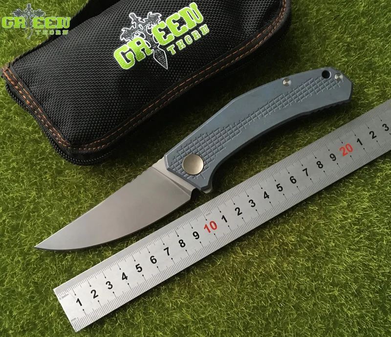 Складной нож Green thorn m390 steel TC4 титановая ручка карманный кухонный для кемпинга и
