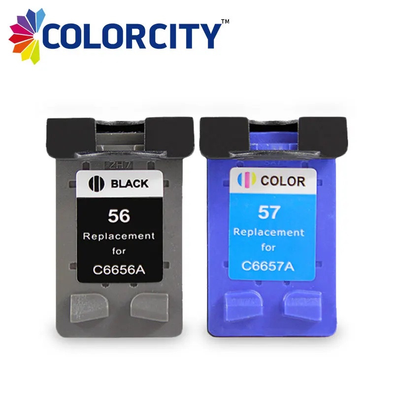 Чернильный картридж COLORCITY Восстановленный для HP 56 57 Deskjet 450CI 5150 5650 7150 7660 2110xi 4105 1110