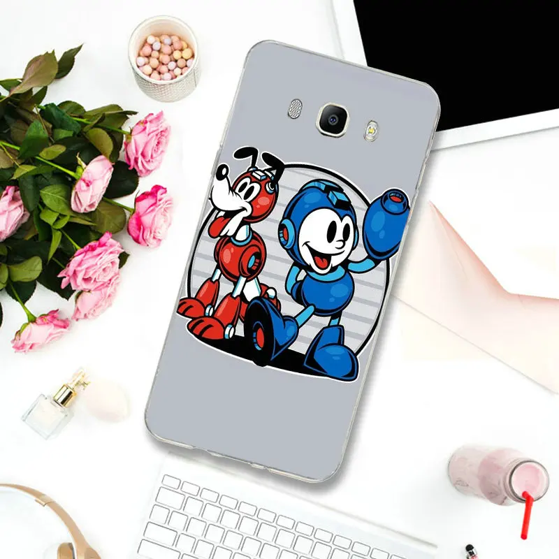 Soft TPU Cell Phone Cases for Samsung S2 S3 S4 S5 Mini S6 S7 Edge S8 S9 S10 Plus Lite Note 5 8 9 Hot Mega Man | Мобильные телефоны