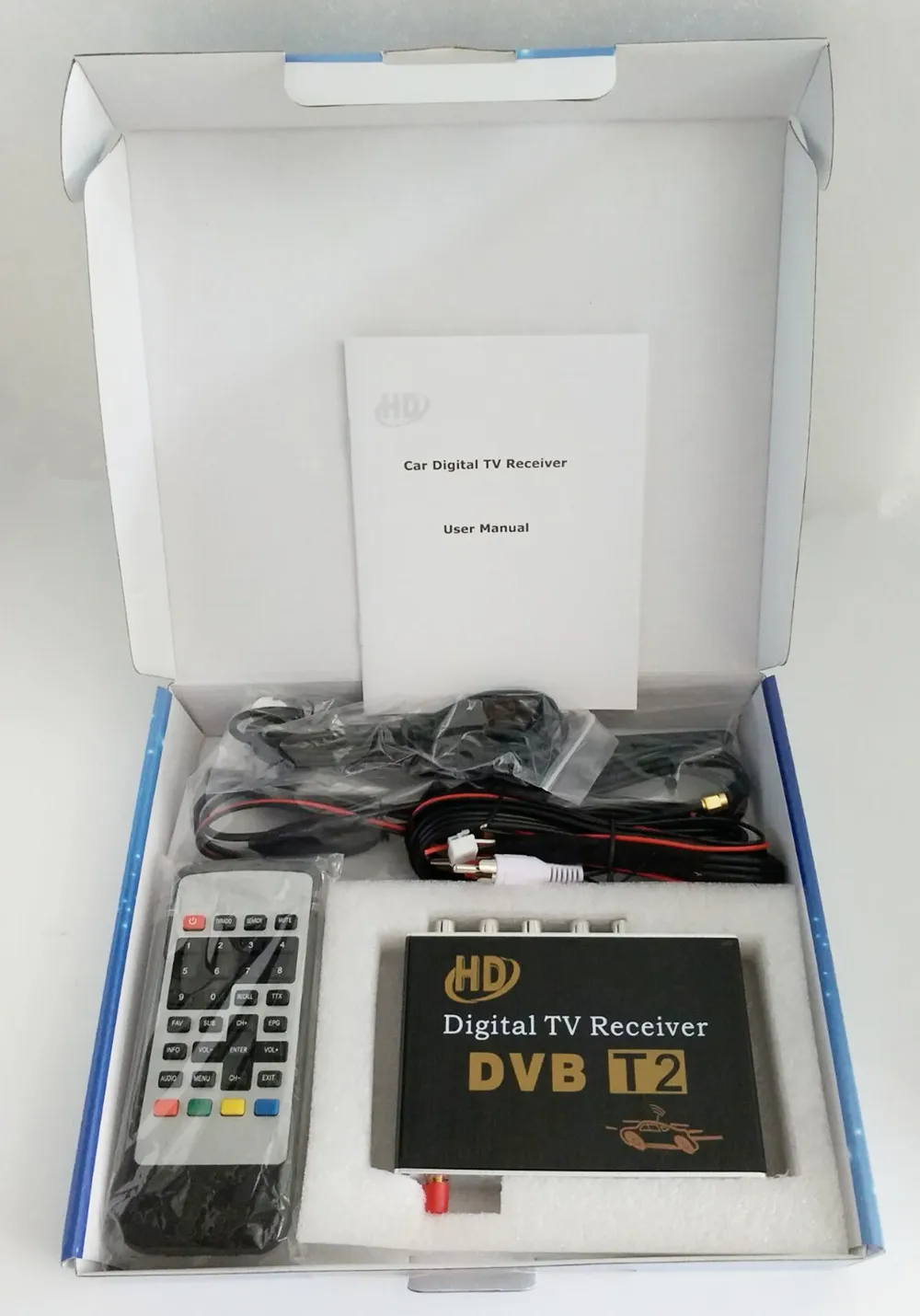 DVB-T2 H.264 MPEG-4 MPEG-2 Автомобильный цифровой ТВ приемник коробка для России Таиланд Украина Таиланд Колумбия Израиль поддержка 40-60 км/ч