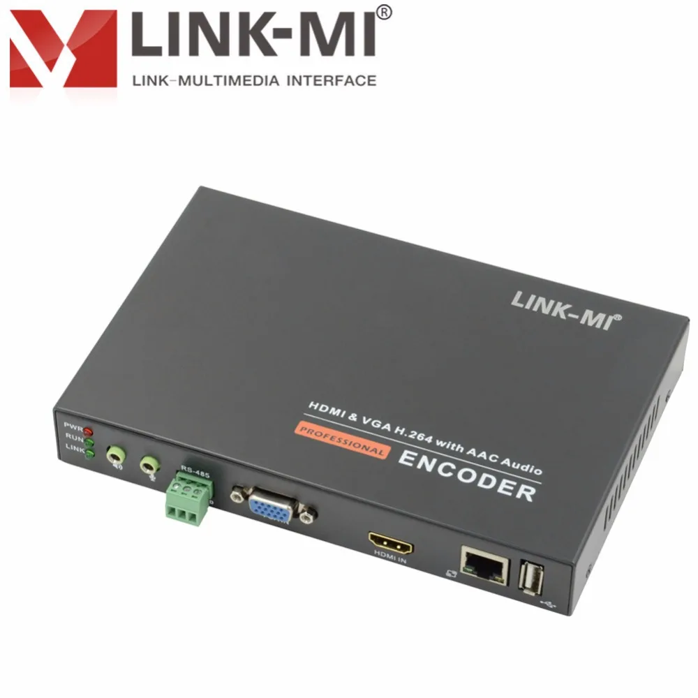 LM-ECM2 H.264 Видео Аудио HDMI VGA видео к IP кодер аппаратное обеспечение с USB RS485 Ethernet ip ONVIF