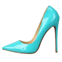 90 colors different high heels women pumps classical woman dress shoes party shoes extra size 34 45