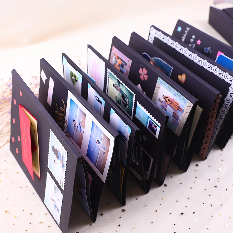Organ photo album diy handmade creative child growth manual custom scrapbook gift baby book memories | Дом и сад